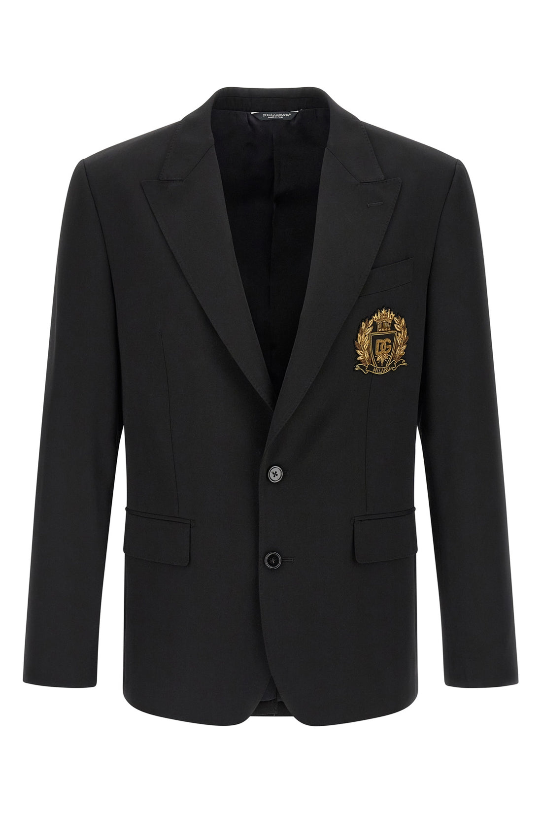 DOLCE &amp; GABBANA 56 bistretch wool canvas single-breasted blazer