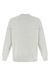 one point crew sweatshirt in mélange cotton