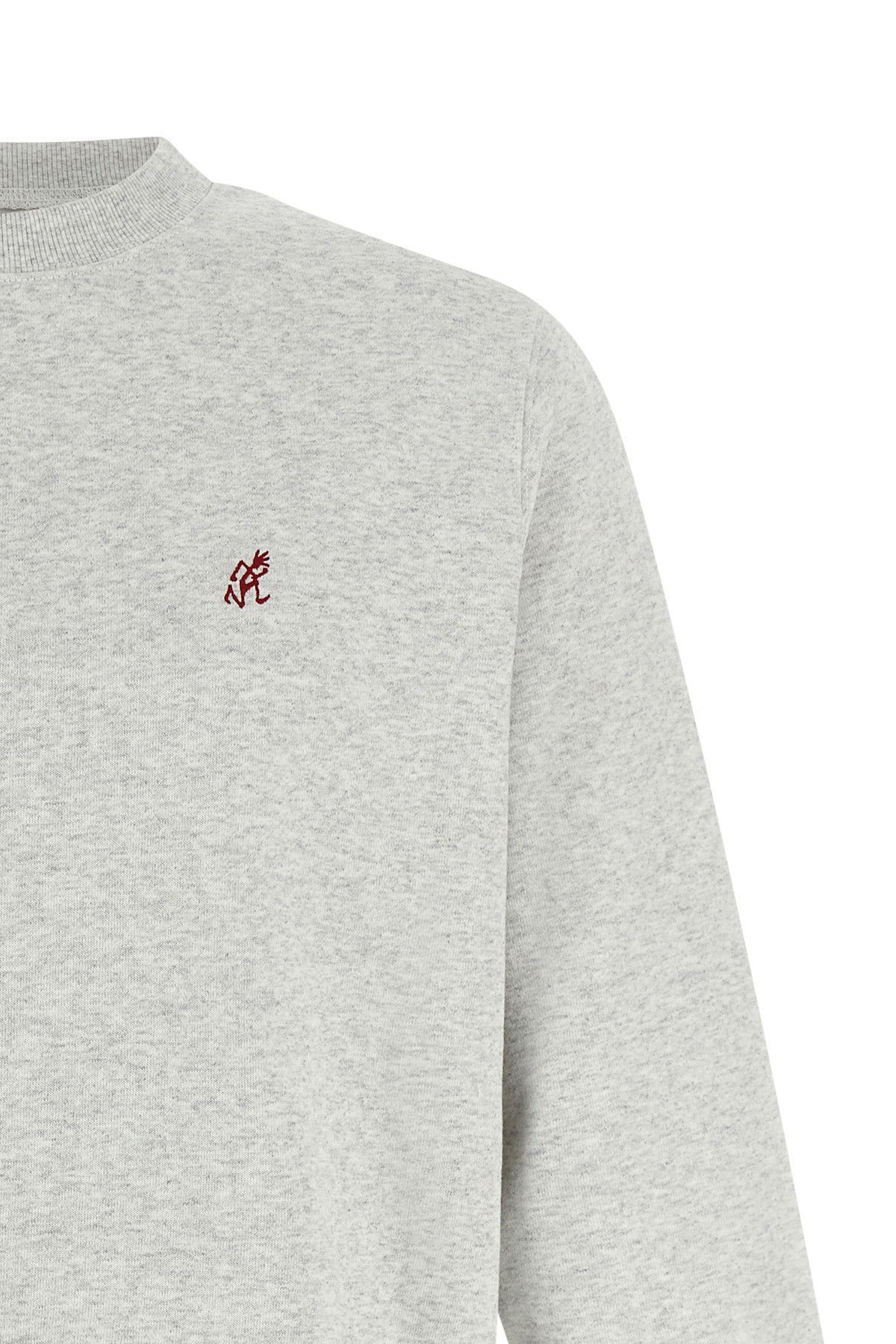 one point crew sweatshirt in mélange cotton