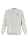 one point crew sweatshirt in mélange cotton