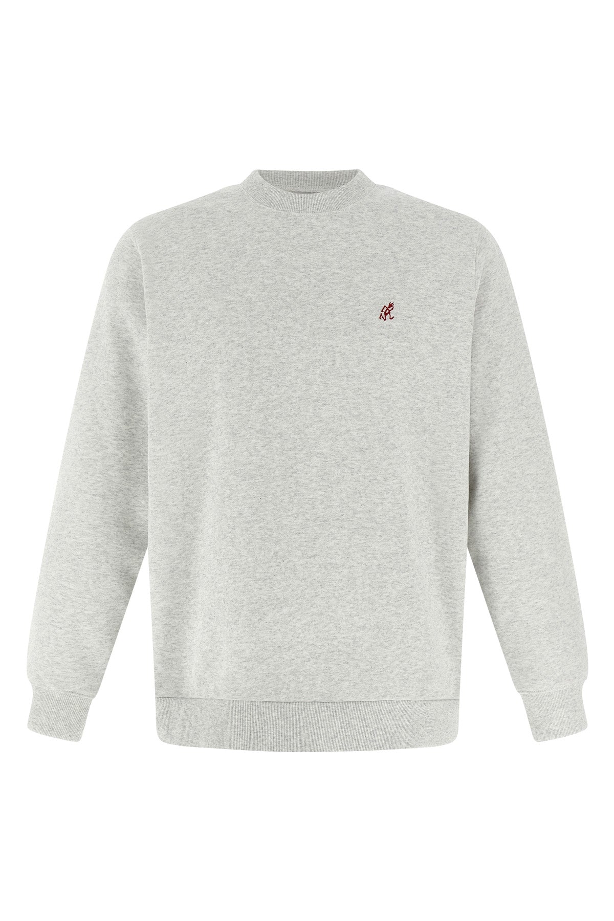 one point crew sweatshirt in mélange cotton