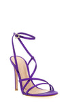 orchid sandals in crêpe satin