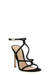 mamba crystal suede sandals