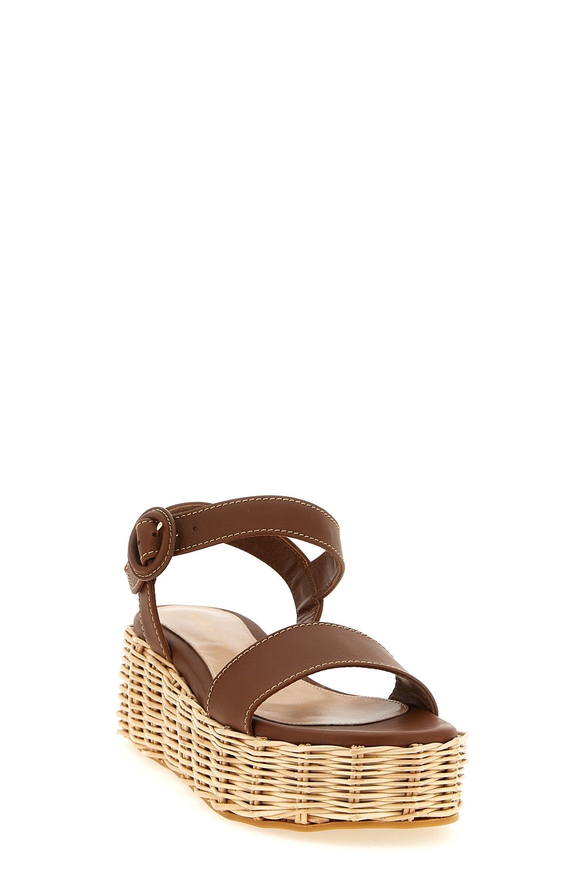 cestino leather sandals