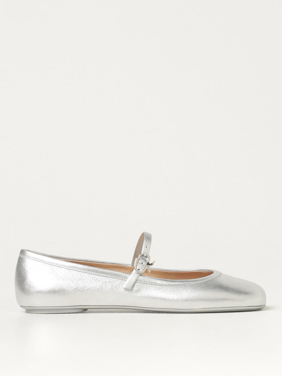 gianvito-rossi-woman-s-ballet-flats-g2222305gomnsw-silver