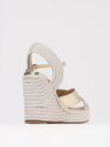 woman's heeled sandal
