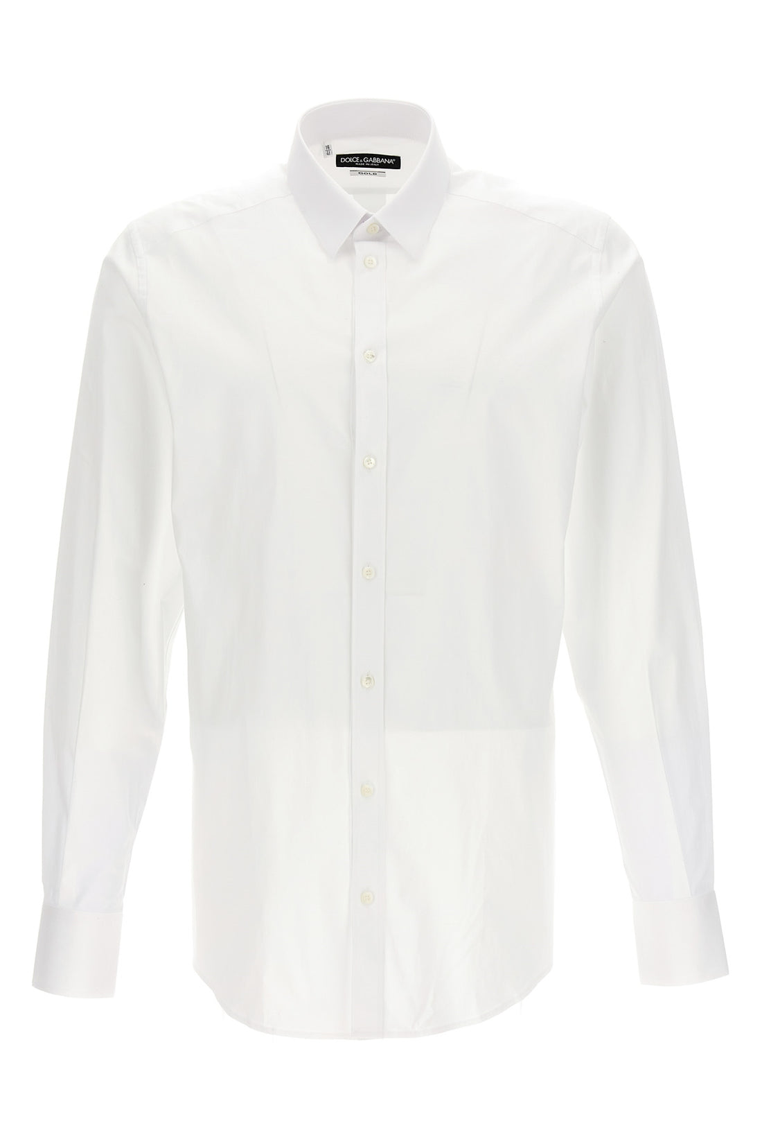 DOLCE &amp; GABBANA 38 cm dg essential shirt in stretch cotton