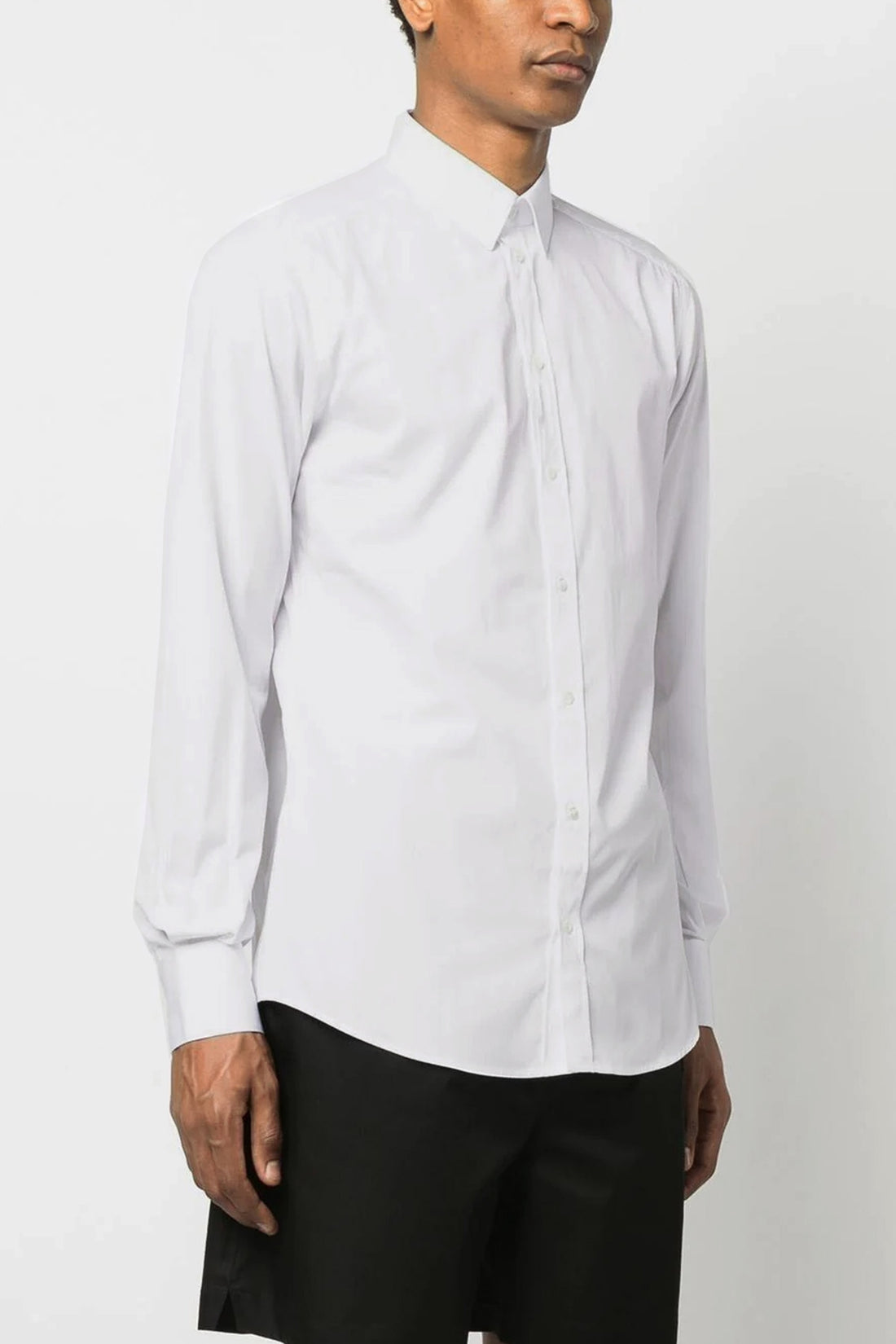 DOLCE &amp; GABBANA 40 cm cotton poplin shirt