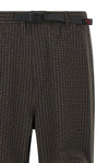 northside plaid checked polyester seersucker fabric pants