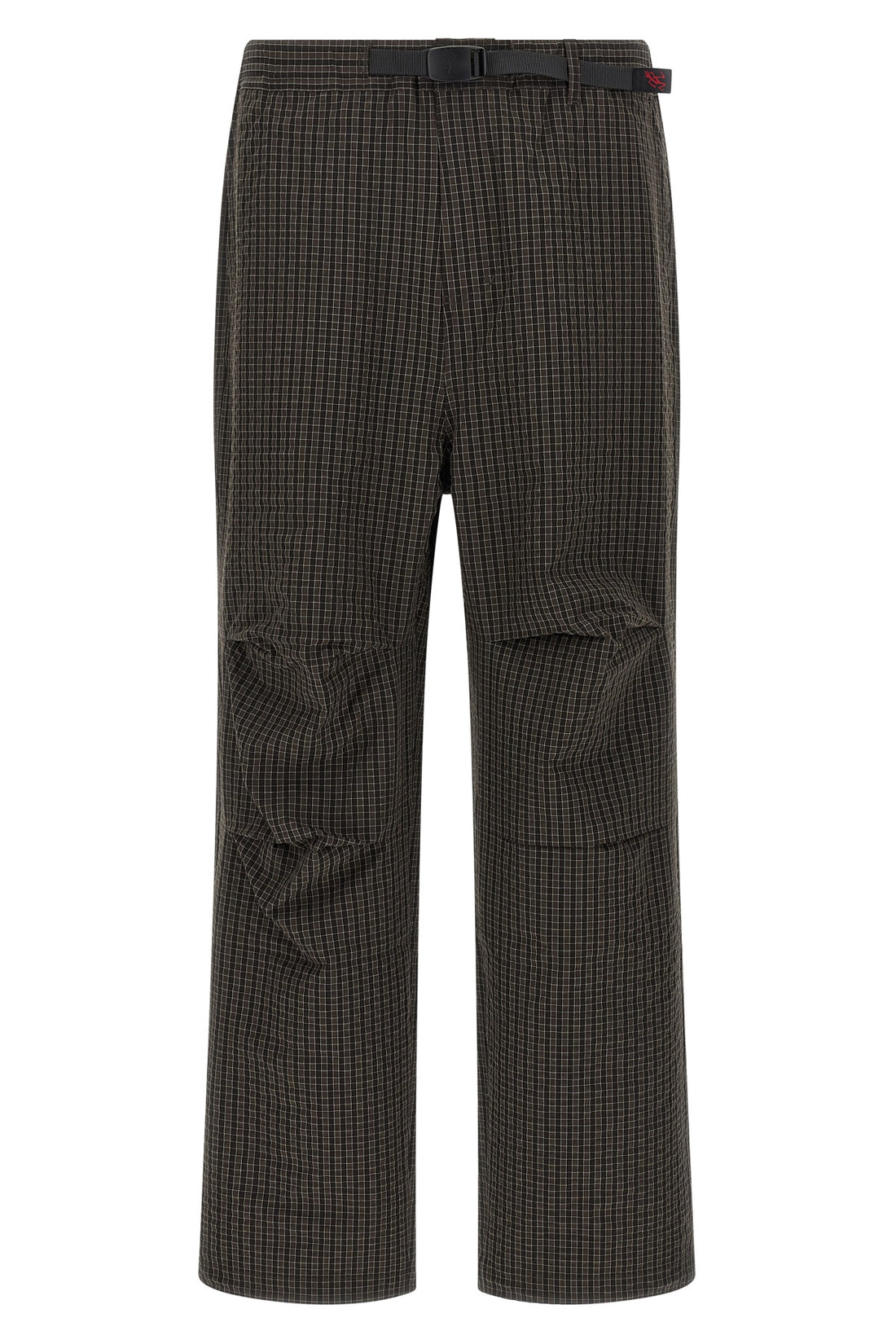 GRAMICCI L northside plaid checked polyester seersucker fabric pants