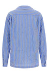 vanity cotton and silk blend canvas shirt froissé patterned in pajamas