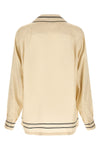 tone-on-tone dg monogram print silk twill shirt