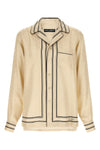 tone-on-tone dg monogram print silk twill shirt