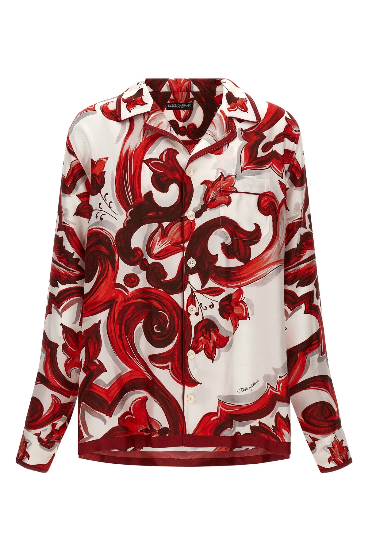 the dolce & gabbana vanity shirt in fine silk twill