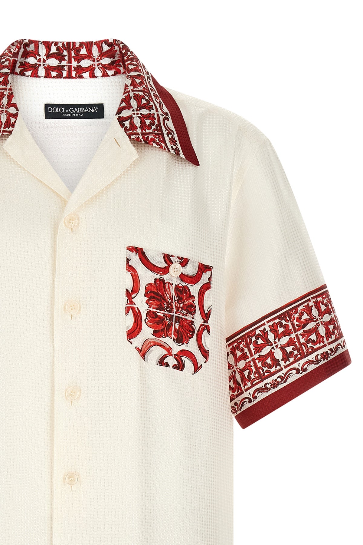 dolce&gabbanas hawaii short-sleeved shirt