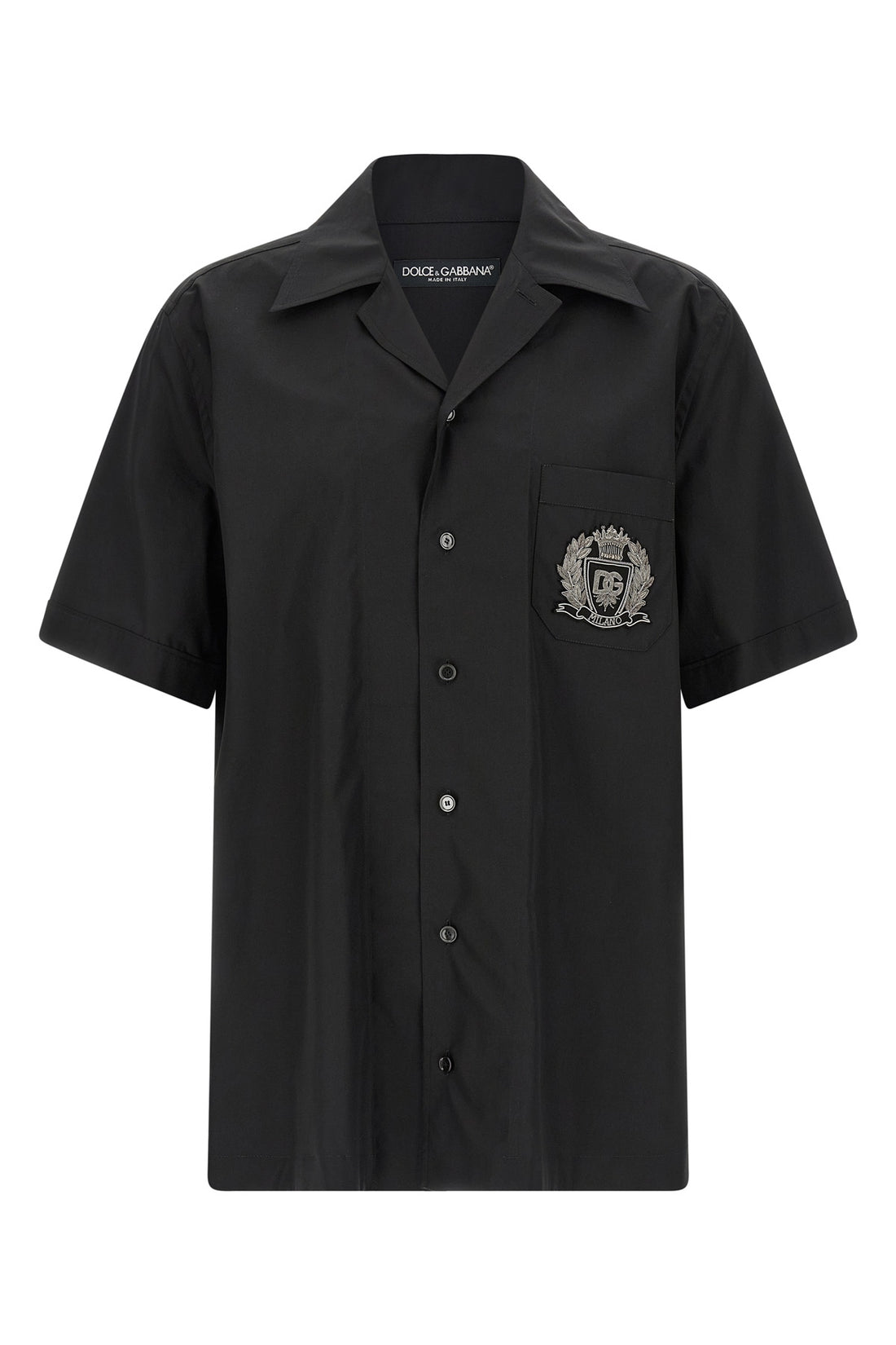 DOLCE &amp; GABBANA 41 cm hawaii cotton poplin shirt