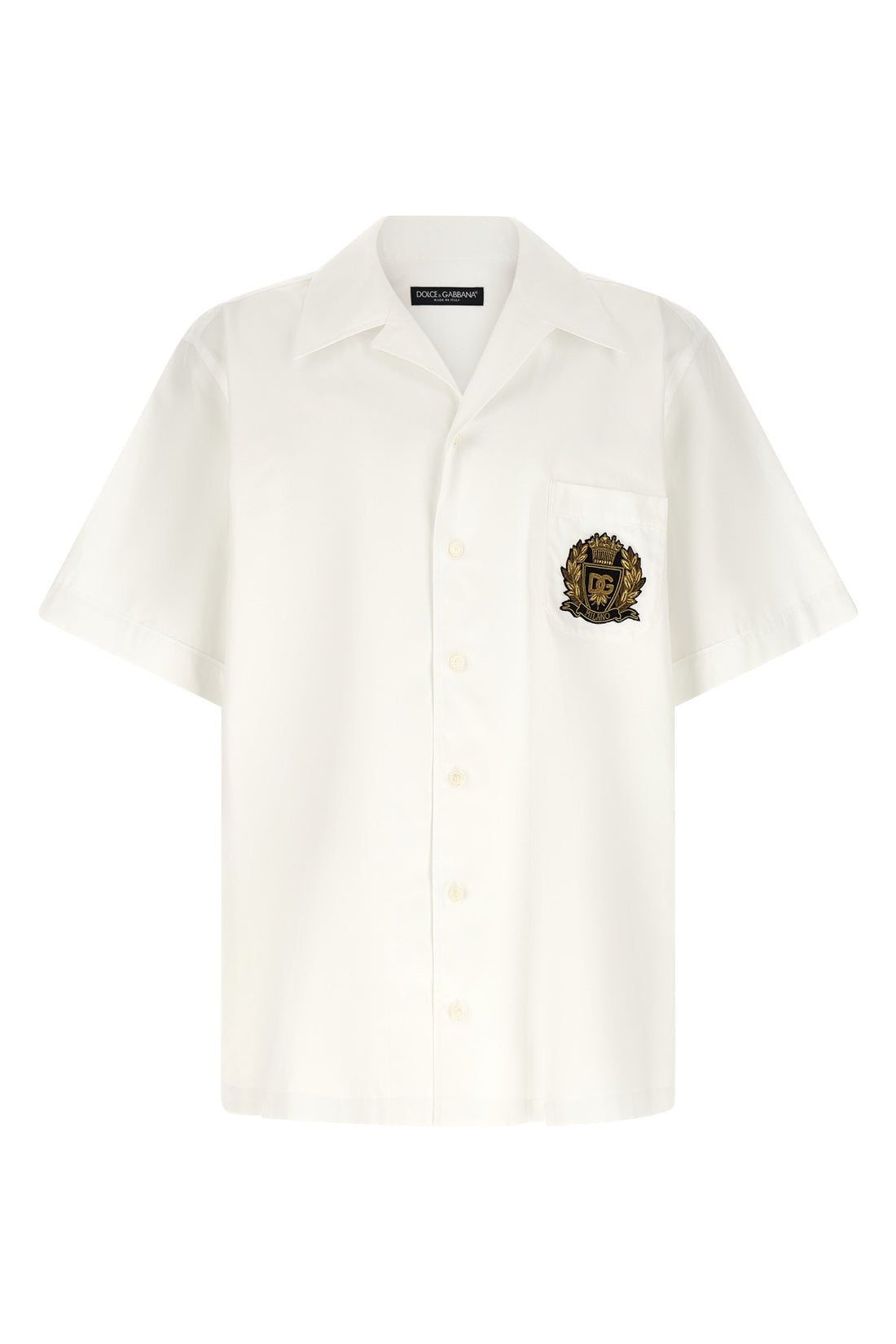 DOLCE &amp; GABBANA 41 cm hawaii cotton poplin shirt