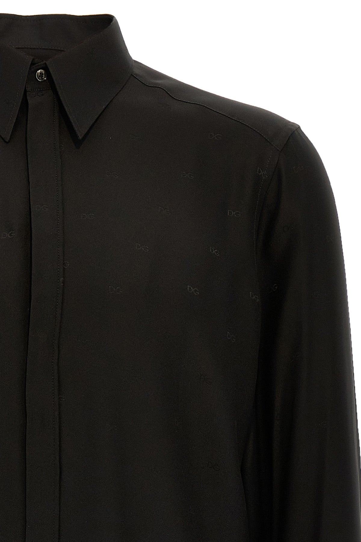 martini crepe de chine silk shirt