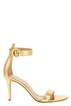 portofino metallic nappa leather sandals