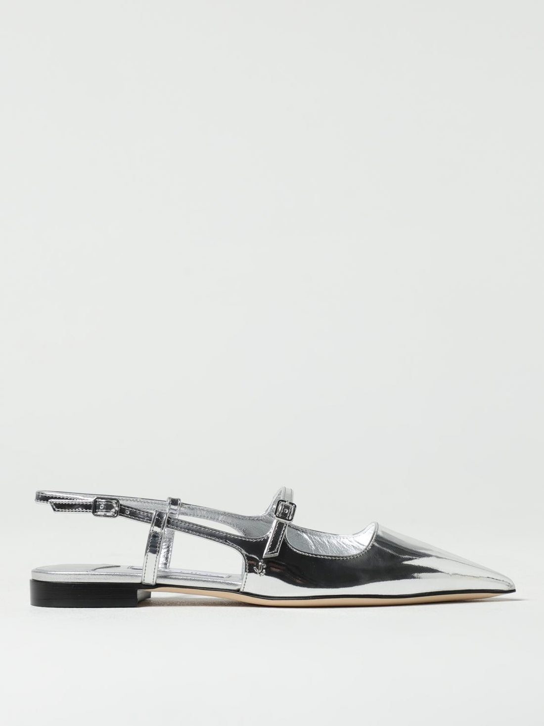 jimmy-choo-woman-s-ballet-flats-didiflatqui-silver-coloured