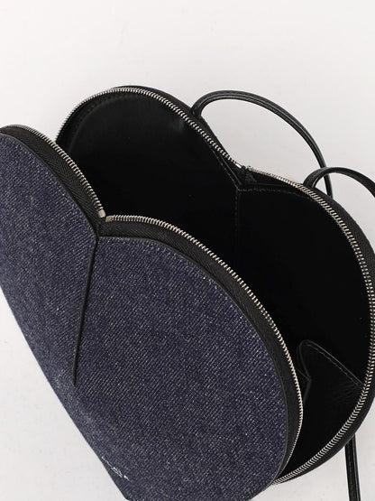 Le Coeur Denim Heart Bag