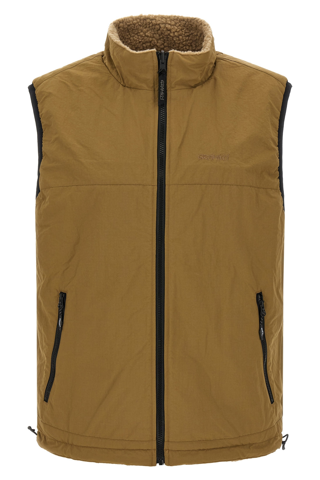 GRAMICCI L the gramicci reversible vest in a versatile beige shade