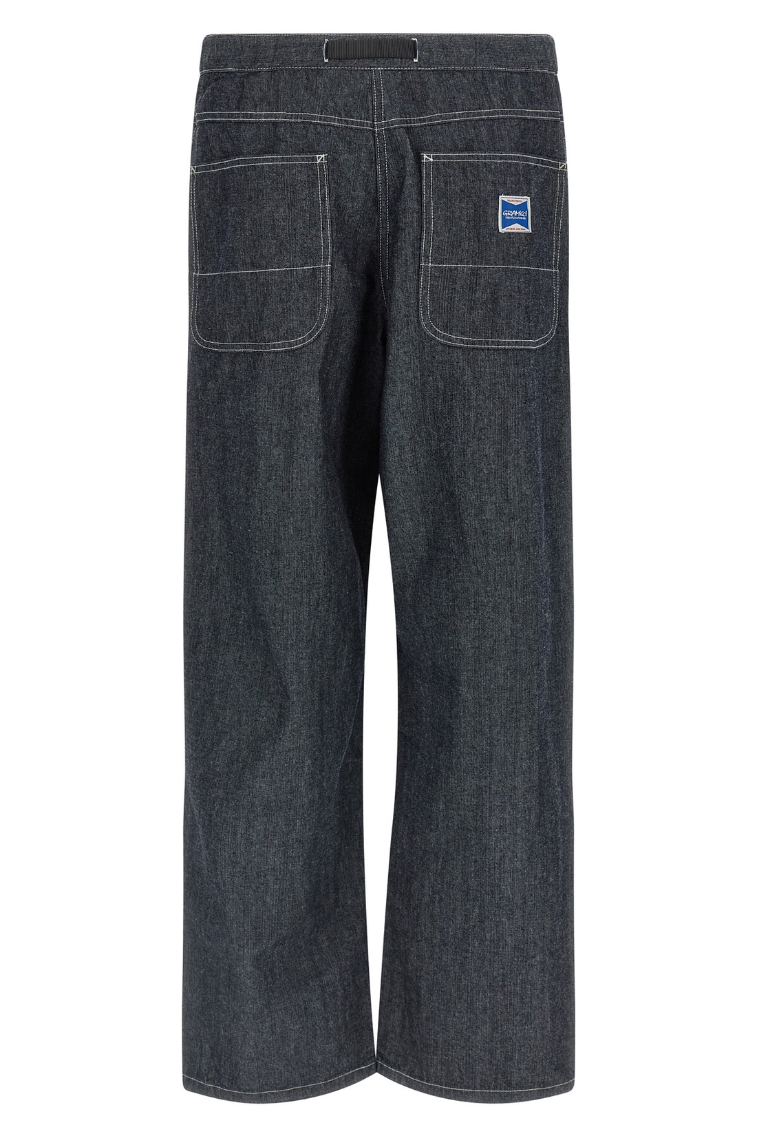 GRAMICCI M high-quality 9-ounce japanese chambray denim japanese chambray double knee jeans