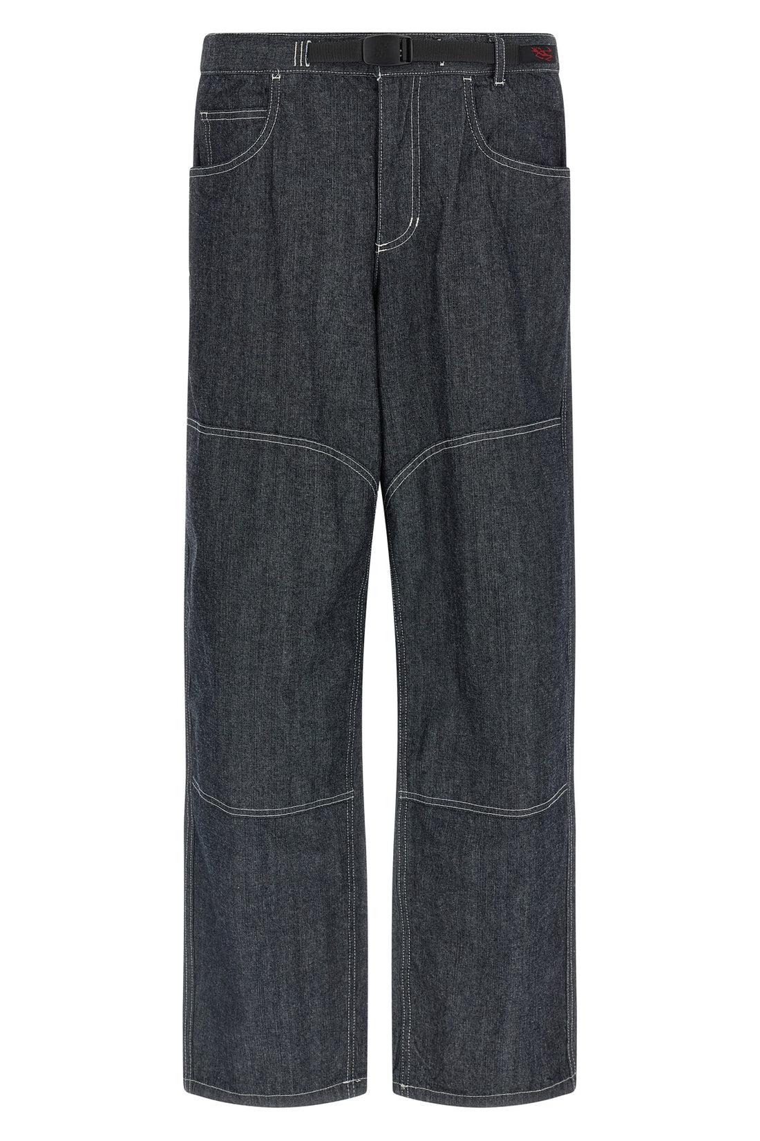 GRAMICCI M high-quality 9-ounce japanese chambray denim japanese chambray double knee jeans