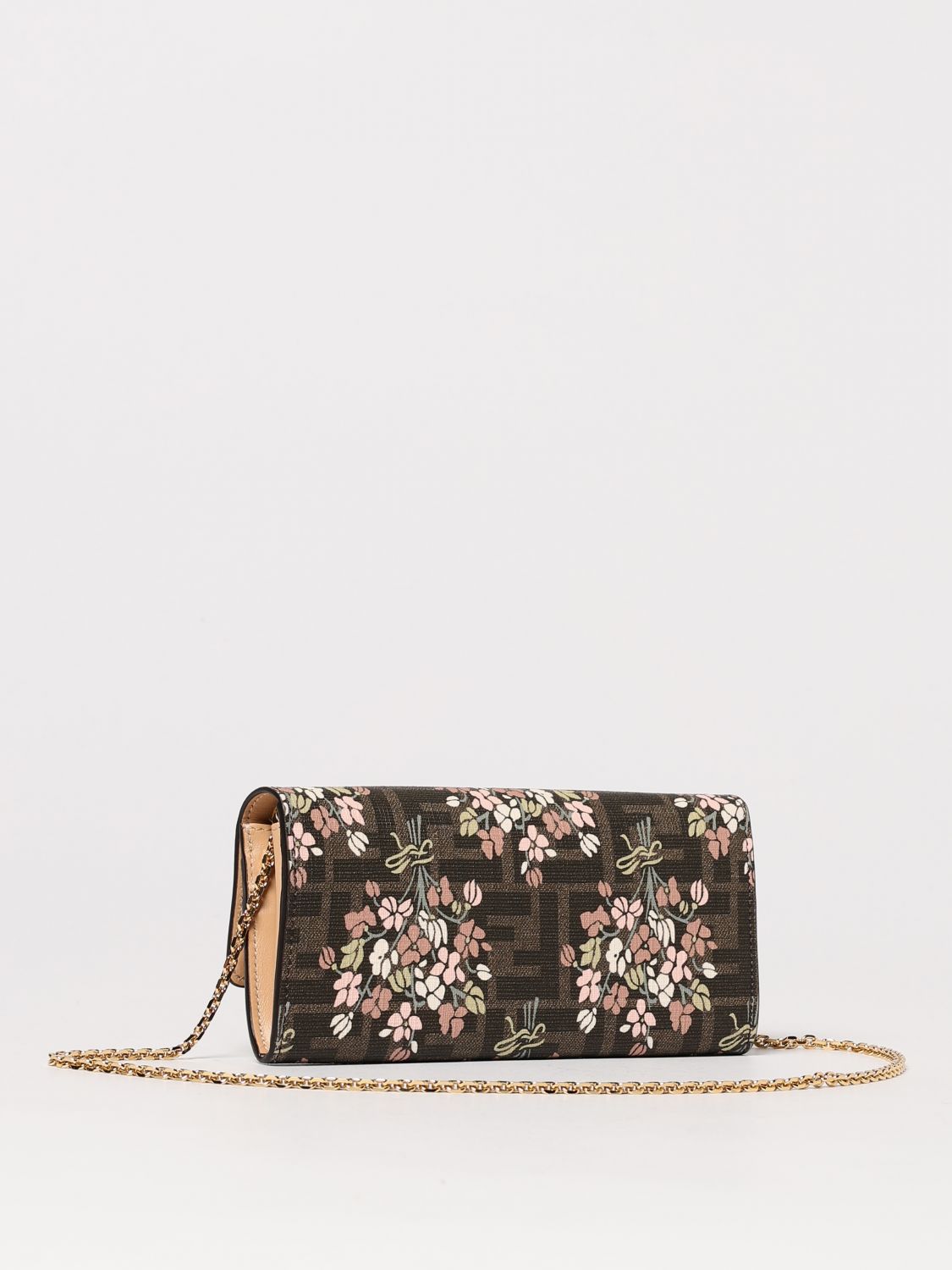 FF Floral Continental Chain Wallet