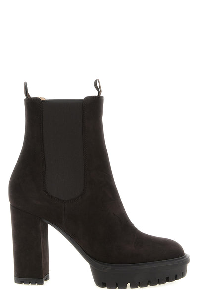 gianvito rossi barry ankle boots redefine the chelsea silhouette through bold