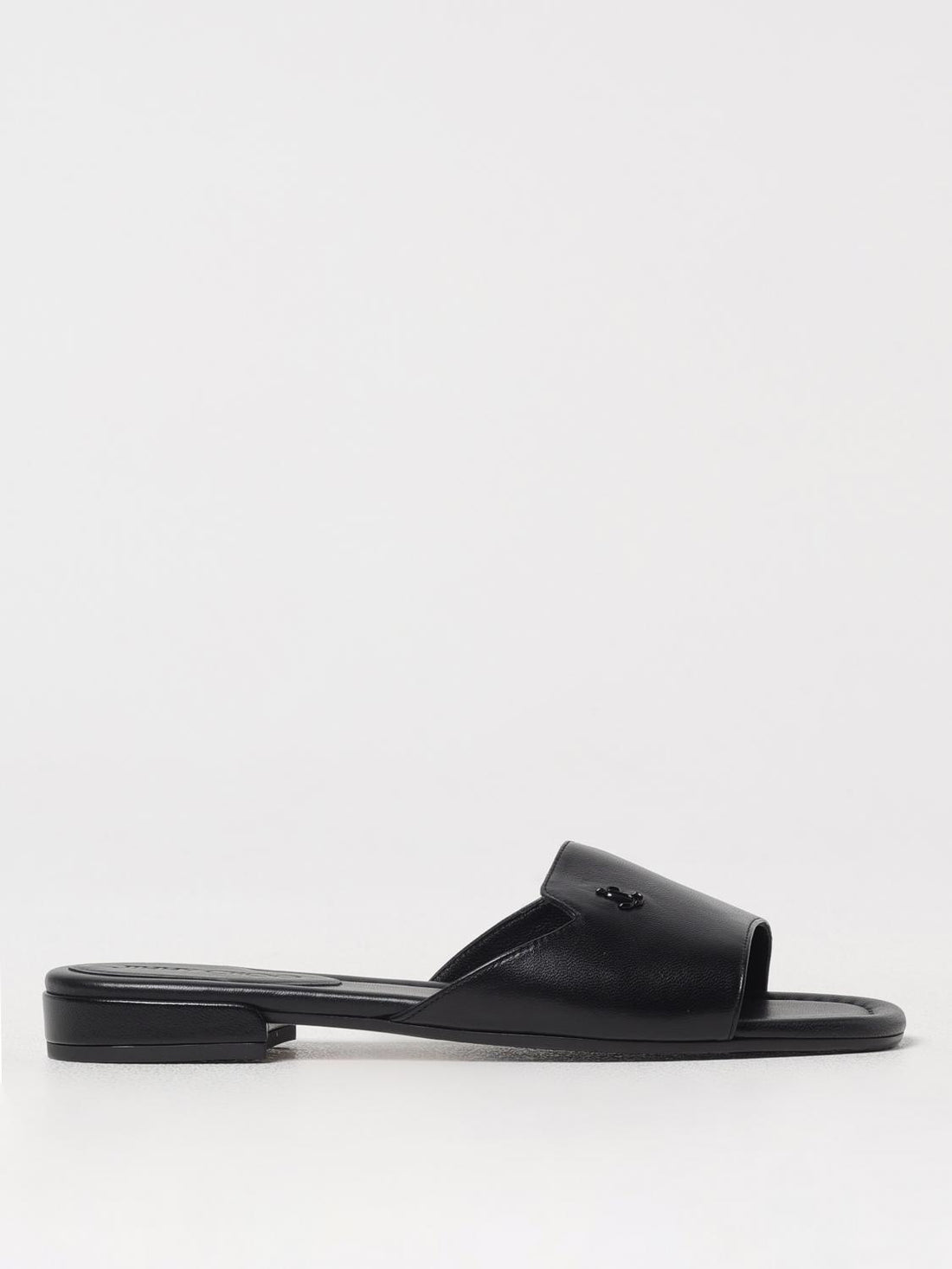 jimmy-choo-woman-s-flat-sandals-dinaflatnap-black
