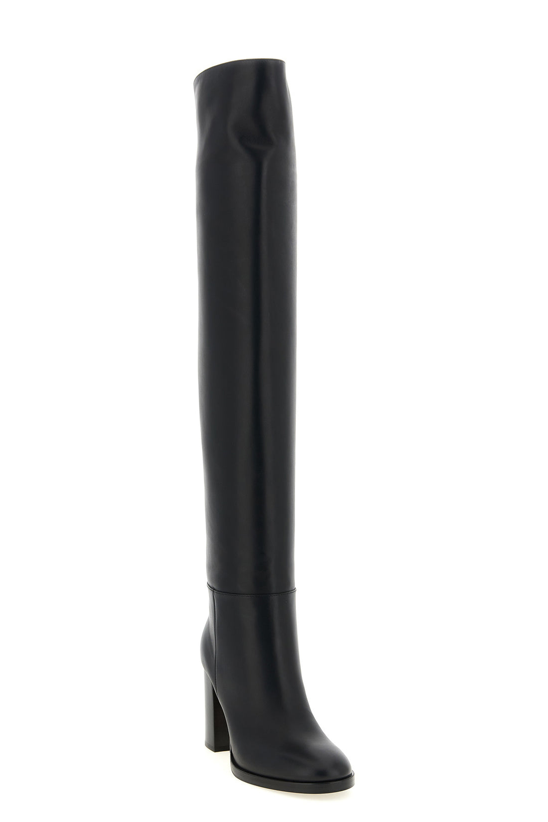 GIANVITO ROSSI 38 the gianvito rossi vitello glove high boots embody the essence of minimalist lux