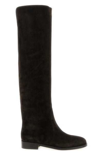gianvito rossi zayne high boots define an essential silhouette through a rigor