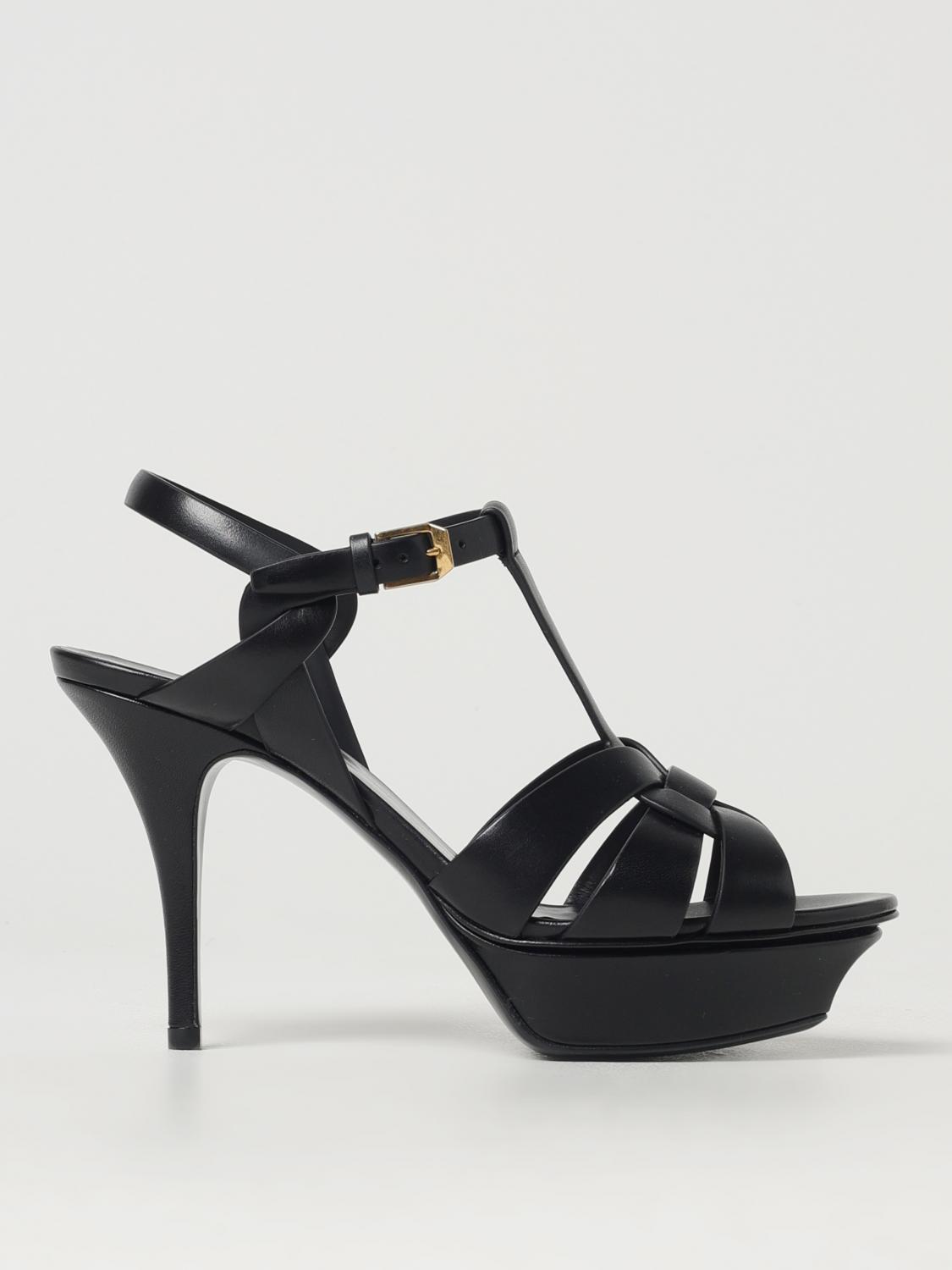saint-laurent-woman-s-heeled-sandals-315490bda00-black