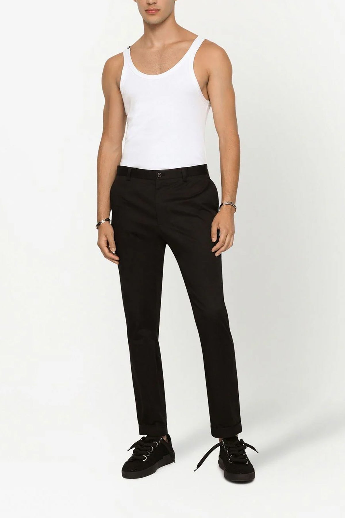 ribbed cotton tank top