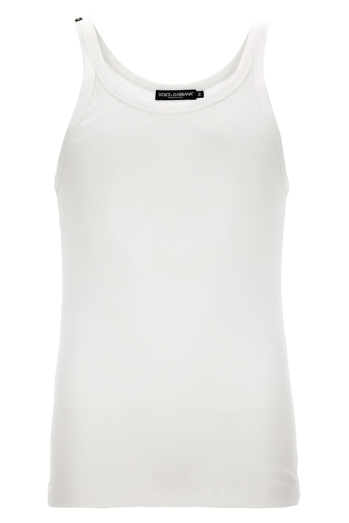ribbed cotton tank top