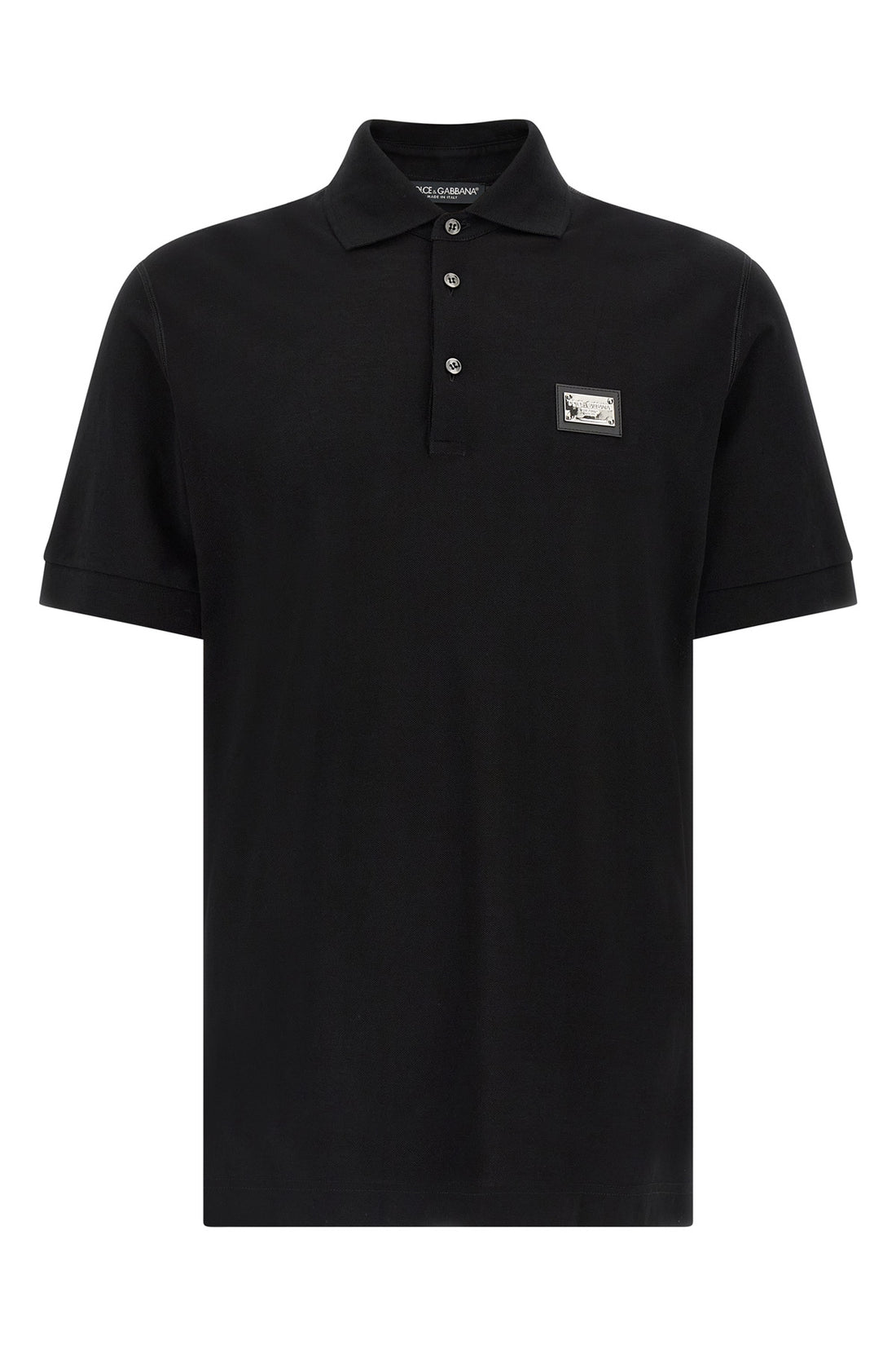 DOLCE &amp; GABBANA 48 piqué cotton polo shirt