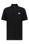 piqué cotton polo shirt