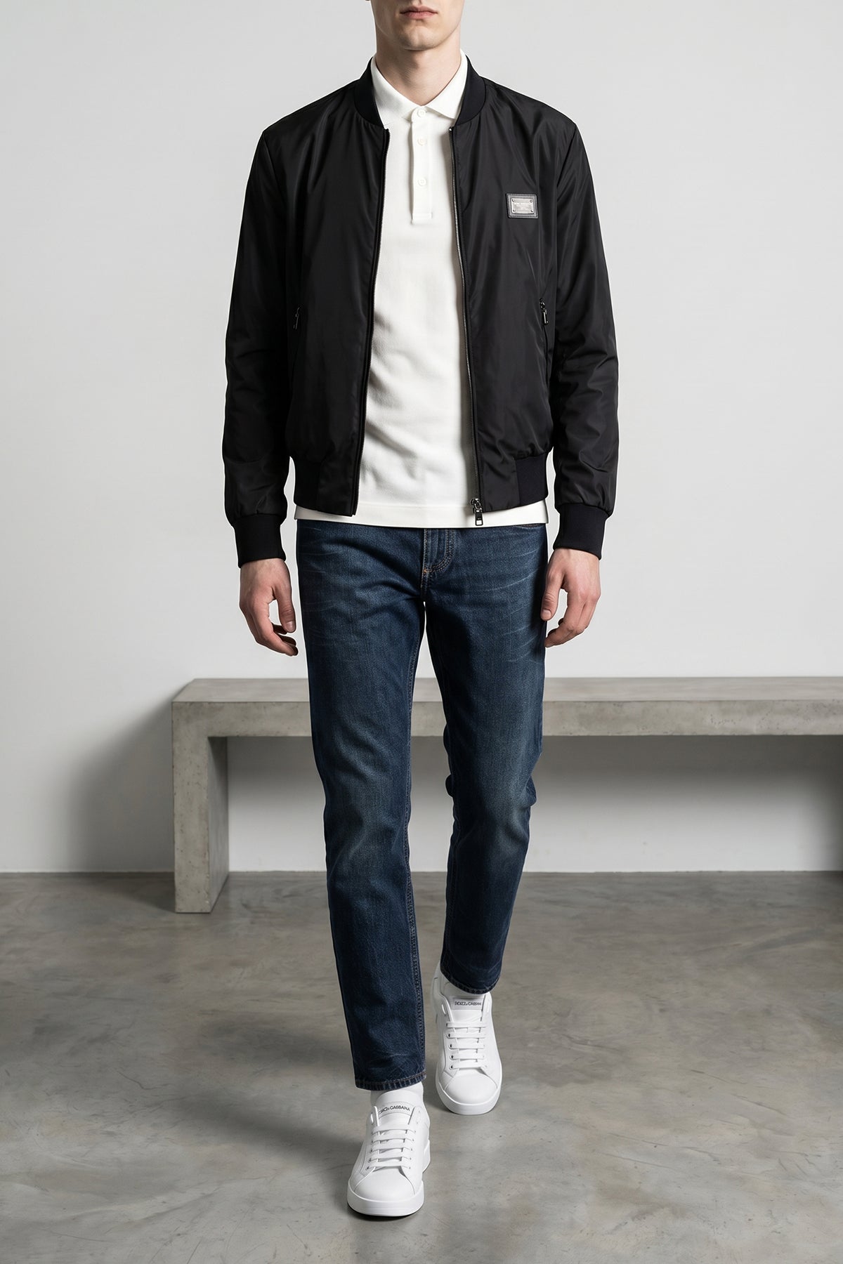 piqué cotton polo shirt