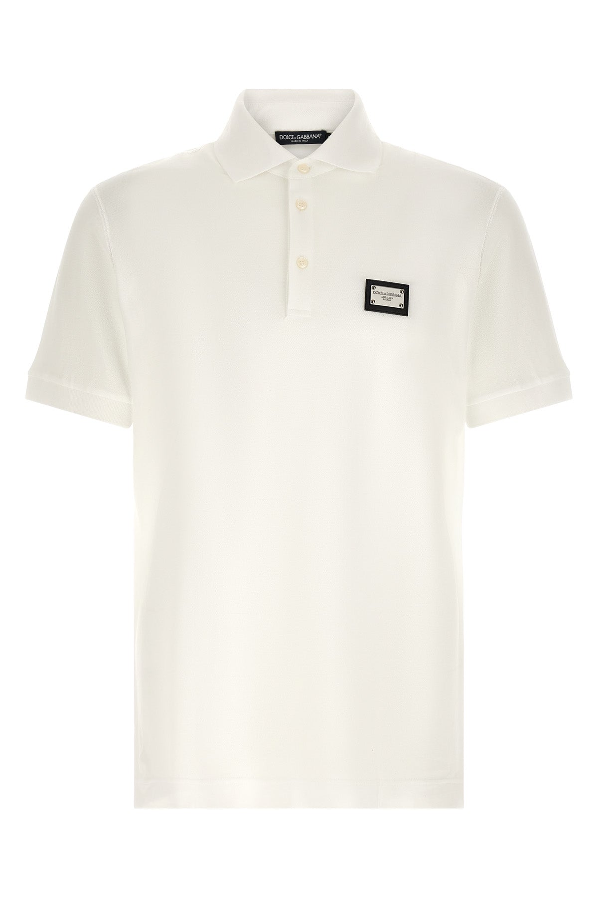 piqué cotton polo shirt