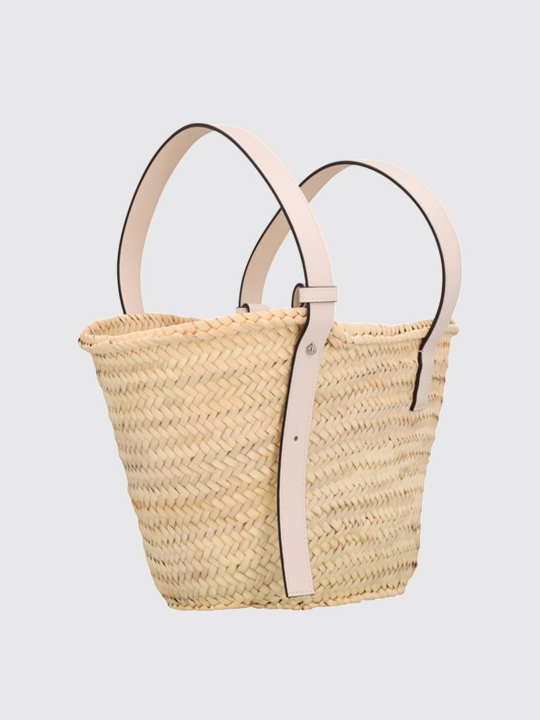 Medium Raffia Basket Tote