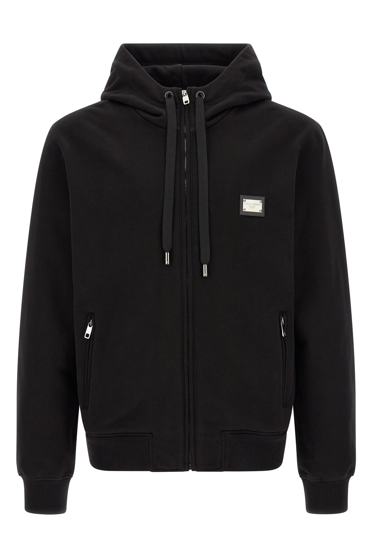 cotton jersey hoodie