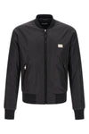 lightly padded nylon bomber jacket
