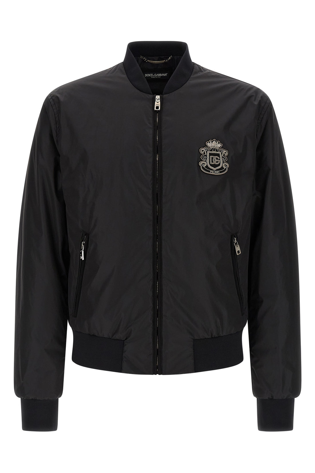 DOLCE &amp; GABBANA 54 lightly padded bomber jacket in technical fabric