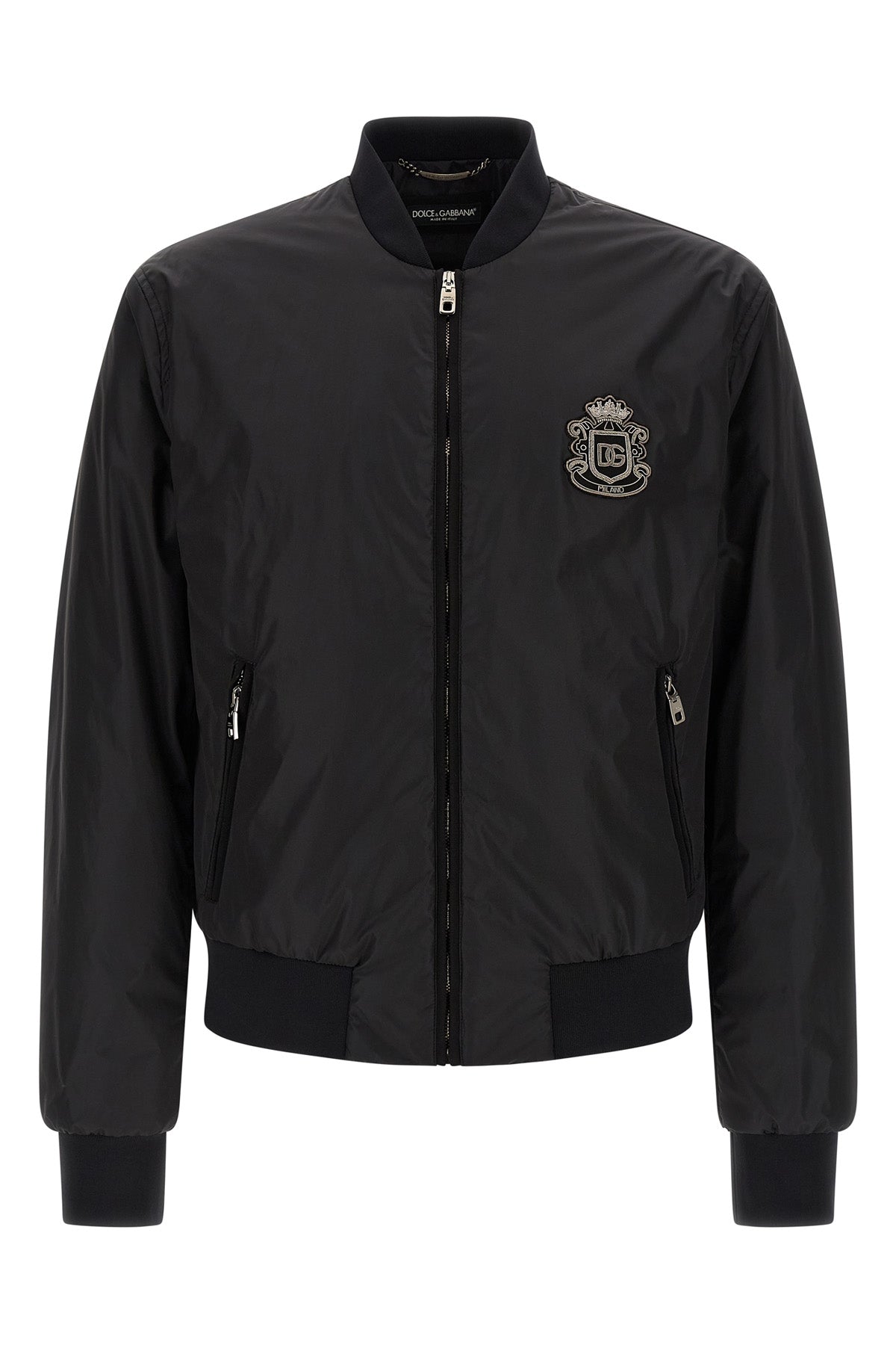 lightly padded bomber jacket in technical fabric