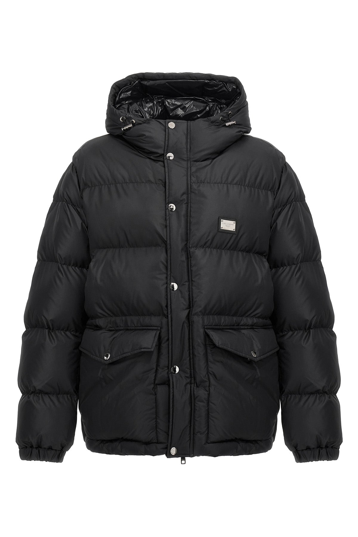 quilted and padded nylon down jacket