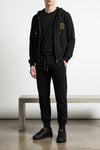 gauze cotton hoodie