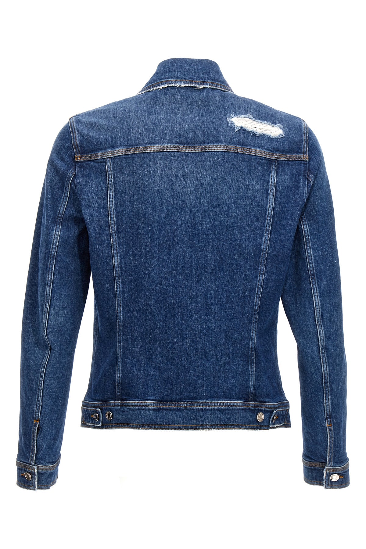 stretch cotton denim jacket