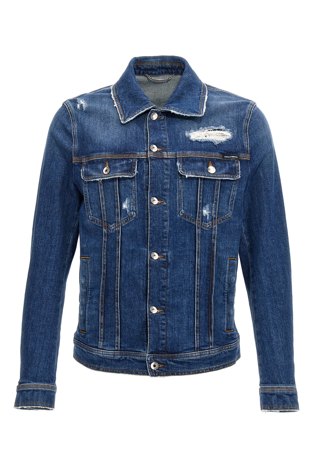 DOLCE &amp; GABBANA 48 stretch cotton denim jacket
