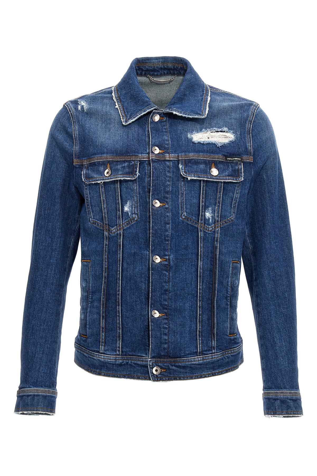 stretch cotton denim jacket